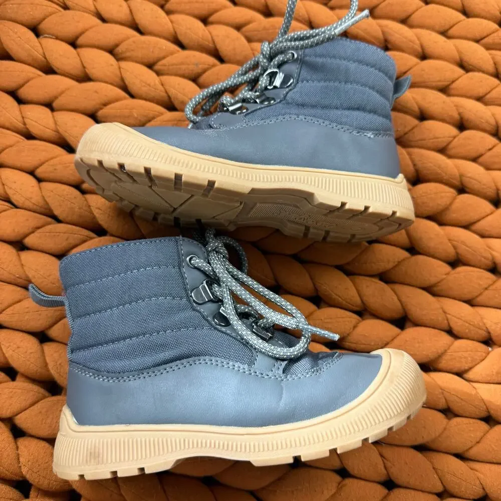 Cat Jack Gray Fox Combat Sneaker Boots Gray High Top Toddle Little Kid 9 Boys